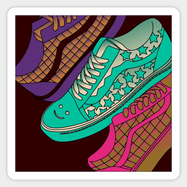 Footwear 80 (Style:5) Sticker by luminousstore